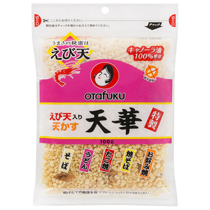 [12/25 ~ 5% de réduction sur tous les produits !!] Otafuku Spécial Crevettes Tenkasu Tenka 100g x 10 sachets