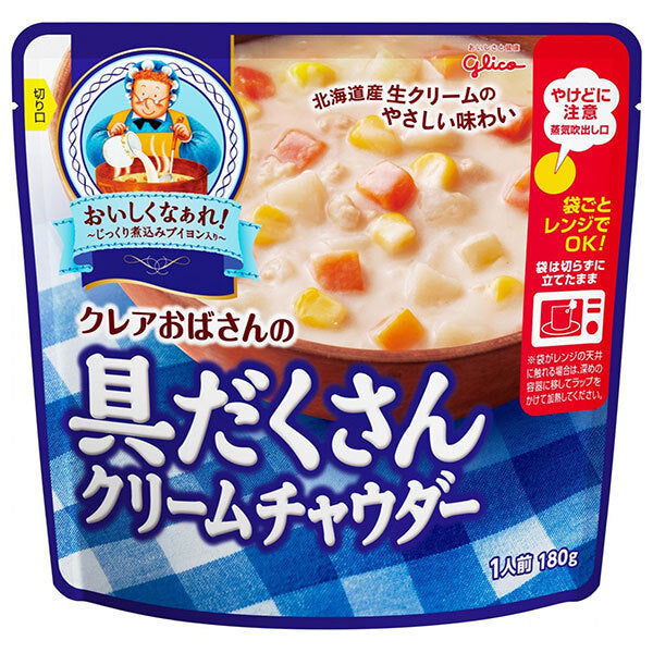Ezaki Glico Aunt Claire's Cream Chowder 180g pouch x 5 bags [shipped in Japan]