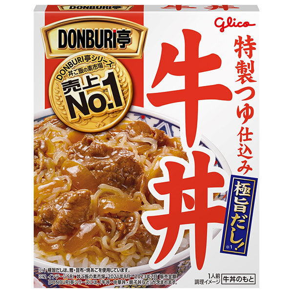 Ezaki Glico DONBURI-tei Beef Bowl 160g x 10 pieces [Shipped in Japan]