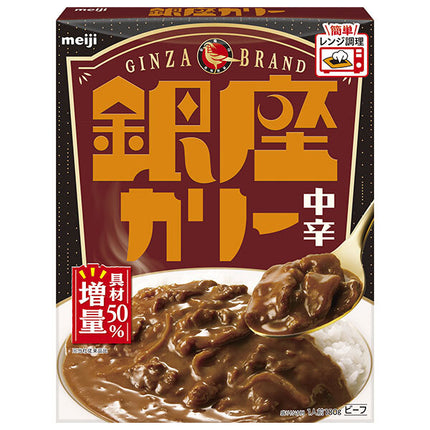 Meiji Ginza Curry Medium Spicy 180g x 30 pieces [Shipped in Japan]