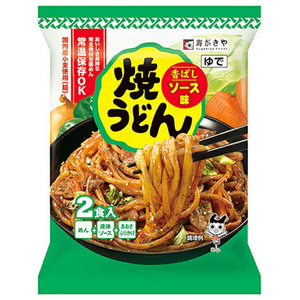 Sugakiya Yaki Udon Sauce Flavor 2 servings 450g x 10 bags [Shipped in Japan]