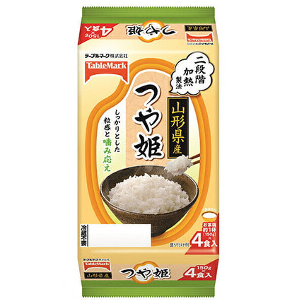 Table Mark Yamagata Prefecture Tsuyahime (divided) 4 meals (150g x 2 meals x 2 pieces) x 8 pieces 