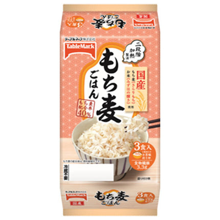 Table Mark Domestic sticky barley rice 3 meals (150g x 3 pieces) x 8 pieces [shipped in Japan]