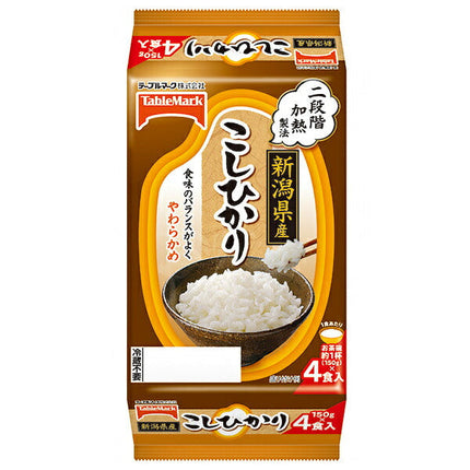 Table Mark Niigata Prefecture Koshihikari (divided) 4 servings (150g x 2 servings x 2 pieces) x 8 pieces