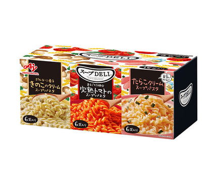 Ajinomoto Knorr Soup DELI Tomato/Mushroom/Tarako 18 bags x 1 box 