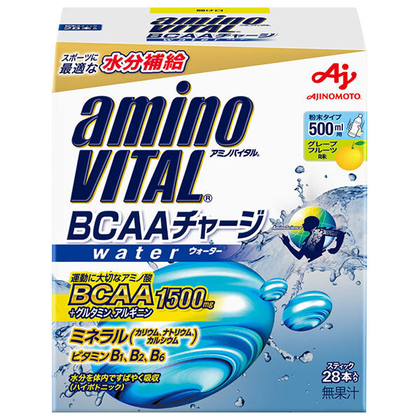 味の素 アミノバイタル BCAAチャージ ウォーター 196g(28本入り)×12箱入【日本出荷】