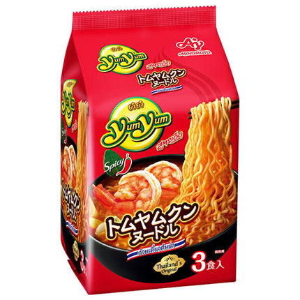 Ajinomoto YumYum Tom Yum Kung Noodles 3 meal pack x 9 bags 