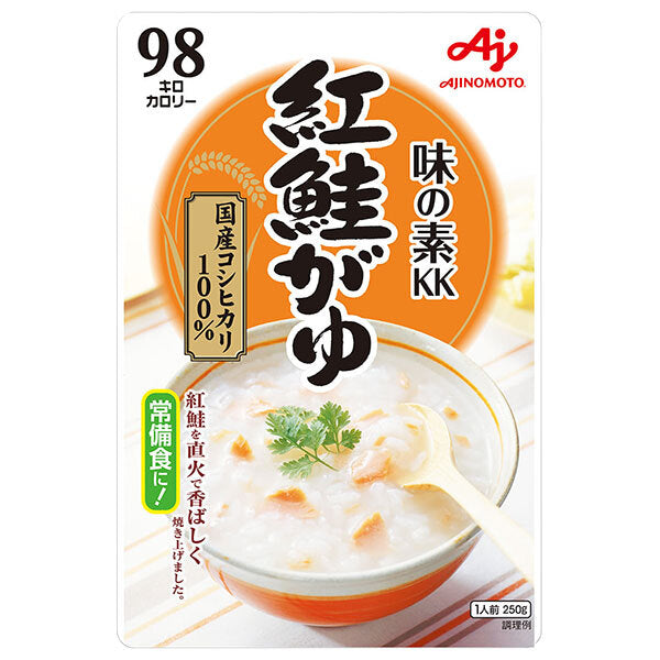 Ajinomoto Ajinomoto KK porridge sockeye salmon gayu 250g pouch x 27 (9 x 3) bags [shipped in Japan]