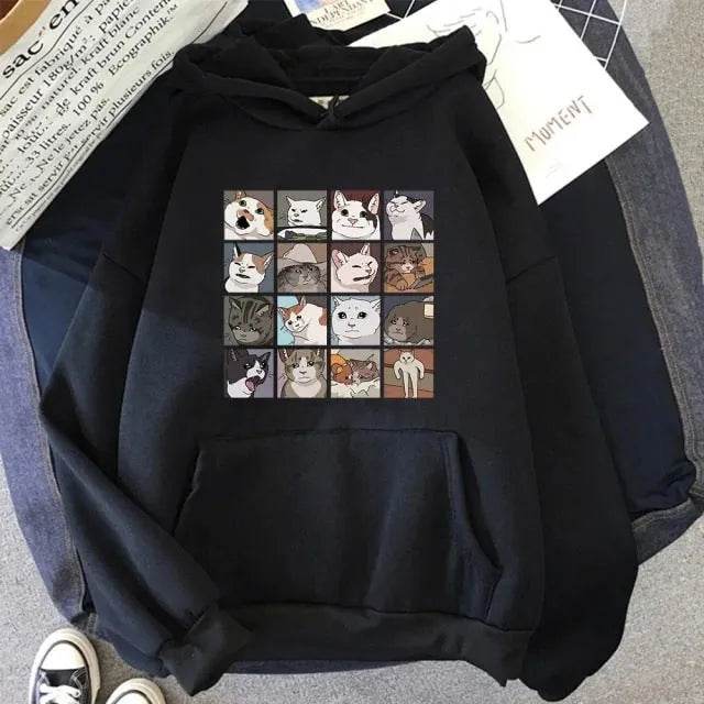 Women's Personalized Harajuku Sweatshirt Loose Plus Size