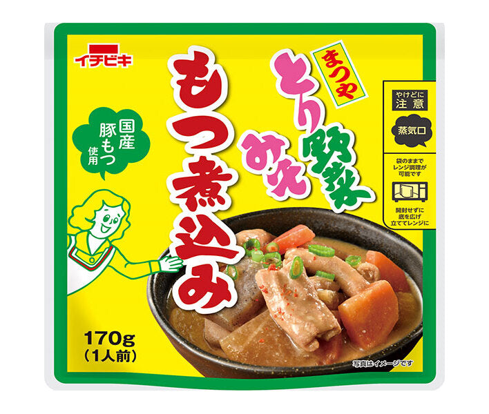 Ichibiki Tori Yasai Miso Offal Stew 170g x 10 [Ships from Japan]