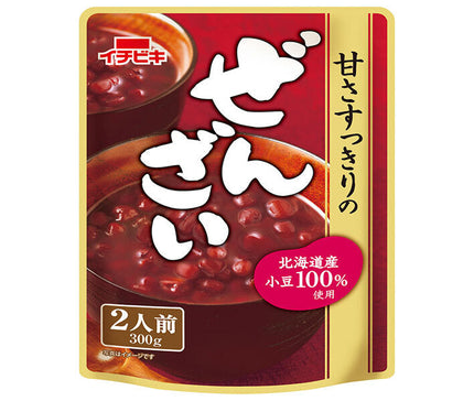 イチビキ 甘さすっきりのぜんざい 2人前 300g×10袋入