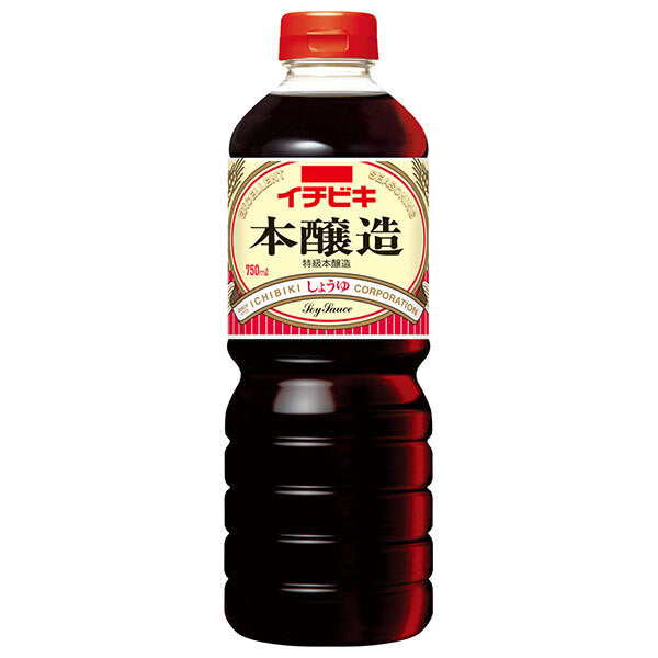 Sauce soja Ichibiki Honjozo Bouteilles PET de 750 ml x 15 bouteilles