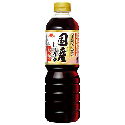 Ichibiki Additive-free domestic soy sauce 750ml plastic bottles x 8 bottles [shipped in Japan]