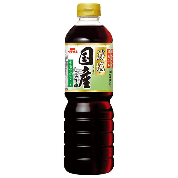 Sauce soja domestique à faible teneur en sodium Ichibiki Bouteilles PET de 750 ml x 8 pièces