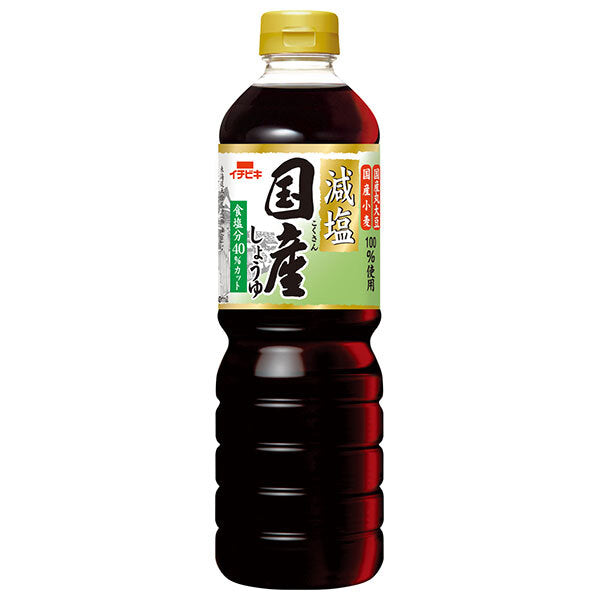 [11/25~ 10% OFF all products!!] Ichibiki Reduced Salt Japanese Soy Sauce 750ml PET Bottle x 8 