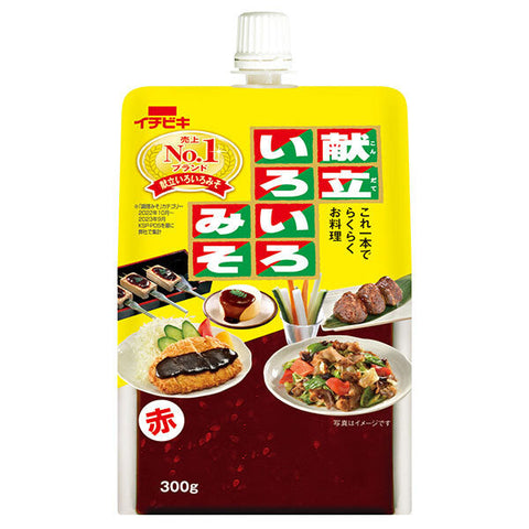 Ichibiki Menu Various Miso Red 300g x 12 bottles