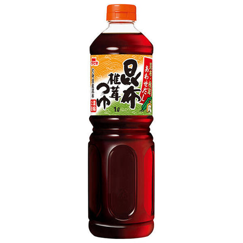 Ichibiki Awase Dashi Kelp Shiitake Soupe aux champignons Bouteille PET 1L x 8 pièces