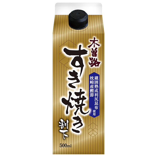 イチビキ 木曽路 すき焼き割下 500ml紙パック×12本入【日本出荷】