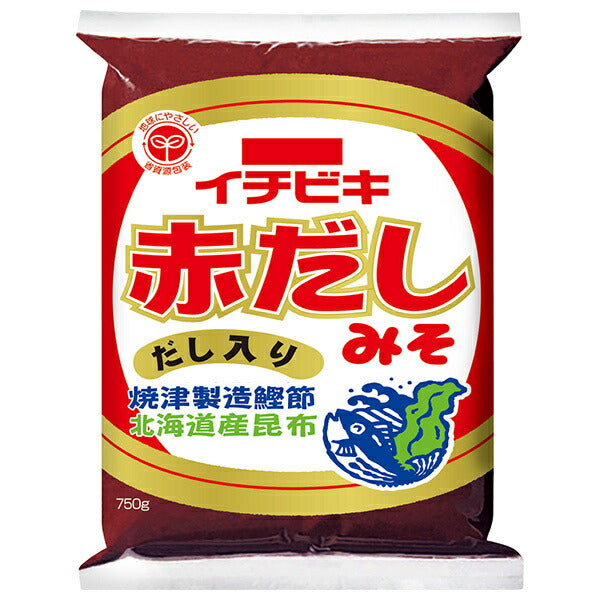 イチビキ 赤だしみそ 750g×12個入【日本出荷】