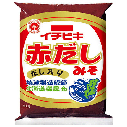 イチビキ 赤だしみそ 500g×10個入【日本出荷】