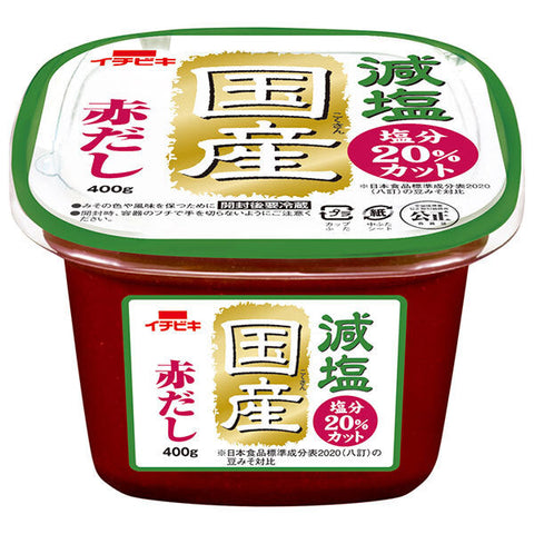 Ichibiki Low-sodium Domestic Red Soup Stock 400g x 6 