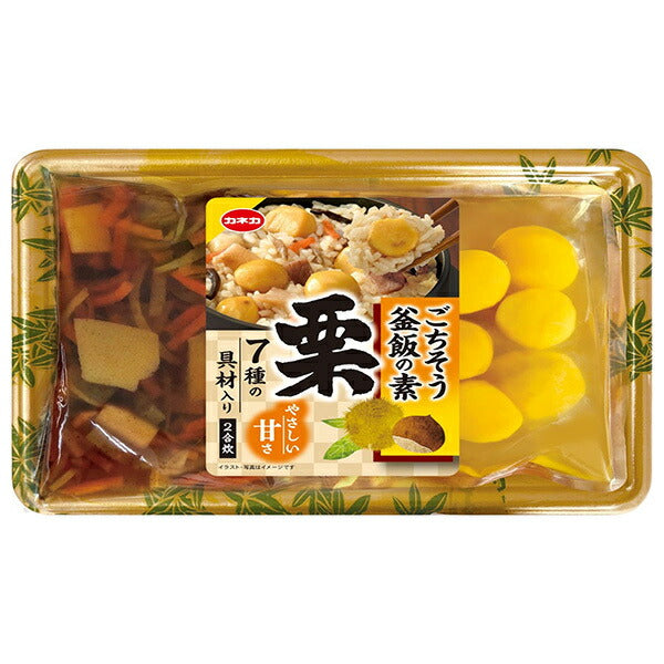 Ichibiki Gochisou Kamameshi no Moto (riz au four avec sauce) - Noix de châtaigne - 359g x 6 boîtes
