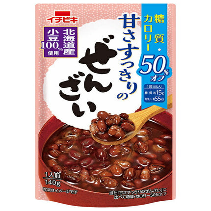 Ichibiki Zenzai (bouillon de riz blanc et de bonbons de sucre) à 50% moins de sucres et de calories, 140g x 20 sachets (10 x 2)