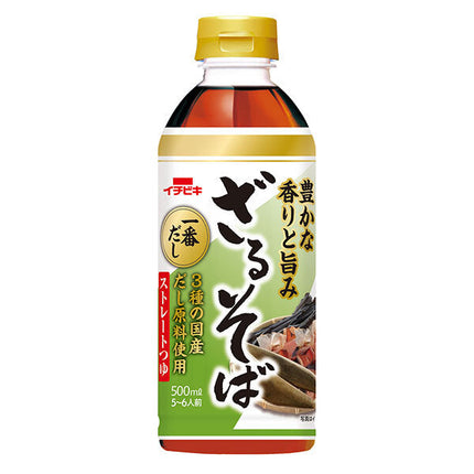 Ichibiki Straight Zaru Soba Soup 500ml PET Bottle x 12 