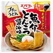 エバラ食品 プチッとうどん 魚介とんこつ醤油 22g×4個×12袋入【日本出荷】