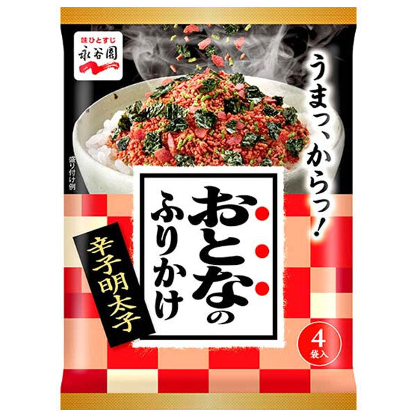 Nagatanien Adult Furikake Karashi Mentaiko 4 bags x 10 bags [shipped in Japan]