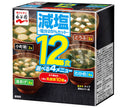 Nagatanien Raw Miso Type Miso Soup, Low Salt, 12 servings, 142.8g x 5 pieces [Shipped in Japan]