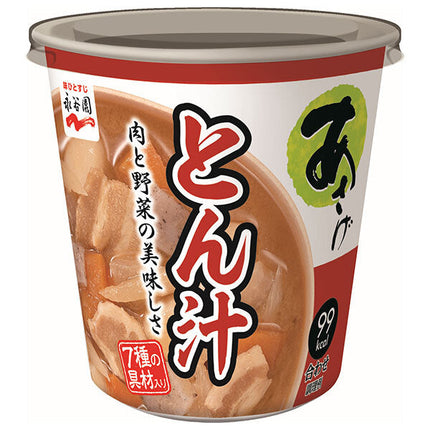 Tasse Nagatanien Soupe miso crue type miso Asage Tonjiru 85,2 g x 6 pièces