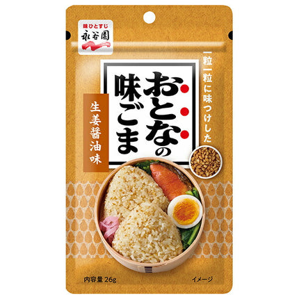 Nagatanien Adult Flavor Sesame Ginger Soy Sauce Flavor 26g x 10 bags [Shipped in Japan]