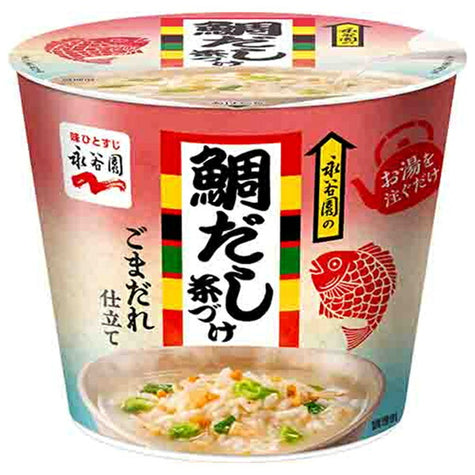 永谷園 カップ入り 鯛だし茶づけ 30.8g×6個入【日本出荷】
