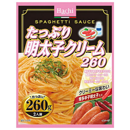 ハチ食品 たっぷり明太子クリーム260 260g×24(12×2)個入
