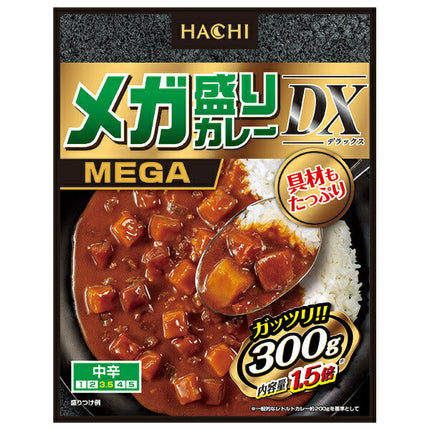 Hachi Foods Mega Curry DX Medium Spicy 300g x 20 pieces [Shipped in Japan]