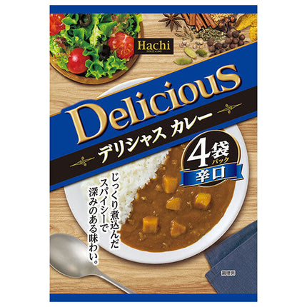 Hachi Foods Delicious Curry Dry (170g x 4 sachets) x 12 pièces 