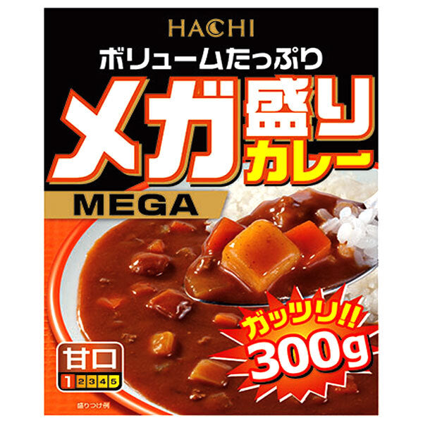 Hachi Foods Mega Curry Sweet 300g x 22 pieces [Shipped in Japan]