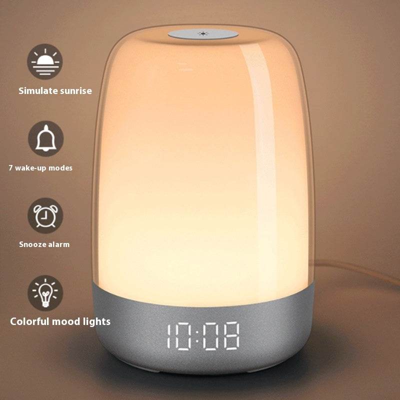 Sunrise Alarm Clock Wake-up Light Simulation Natural Sunlight Bedside Lamp