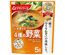 Amano Foods Freeze Dry Miso Soup 4 Types of Vegetables 5 Meals x 6 Bags [Shipped in Japan]