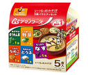 Amano Foods Freeze Dry Usual Miso Soup 5 Meals Variety Set 5 Meals x 10 Bags [Shipped in Japan]