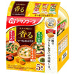 Amano Foods Freeze-Dried Everyday Miso Soup, Enjoy the Fragrance, 5 Meal Set, 5 Meals x 10 Bags 