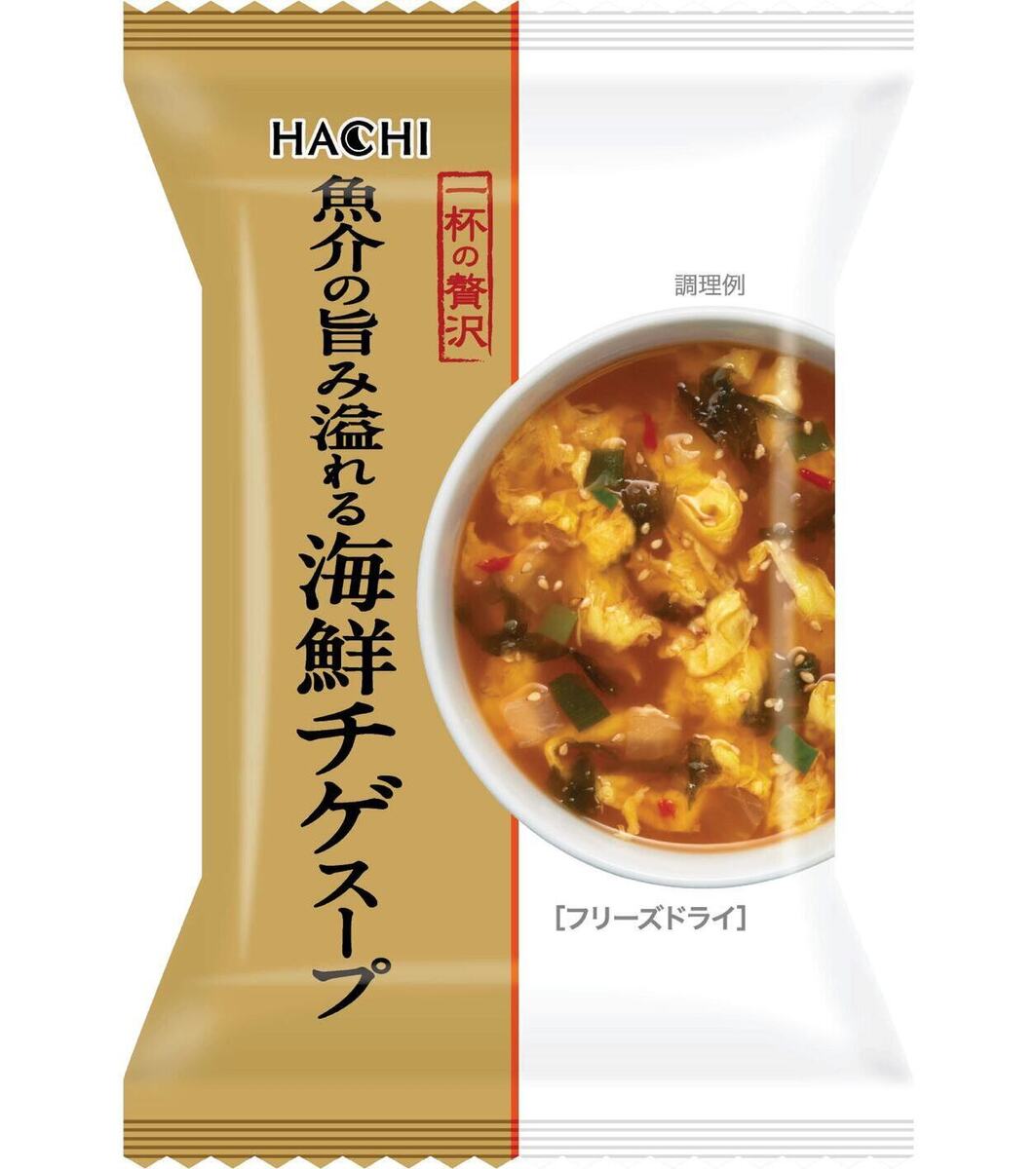 [11/25~ 10% off all products!!] Hachi Foods: A bowl of luxury seafood chige soup full of seafood flavor, 8 servings x 2 boxes