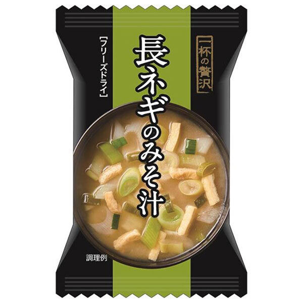 Hachi Foods Une tasse de soupe miso à l'oignon vert de luxe 8 portions x 2 pièces