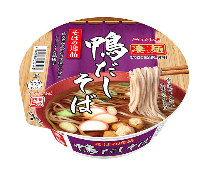 [11/25~ 10% off all products!!] Yamadai Super Noodles Soba no Ippin Duck Broth Soba 117g x 12 pieces