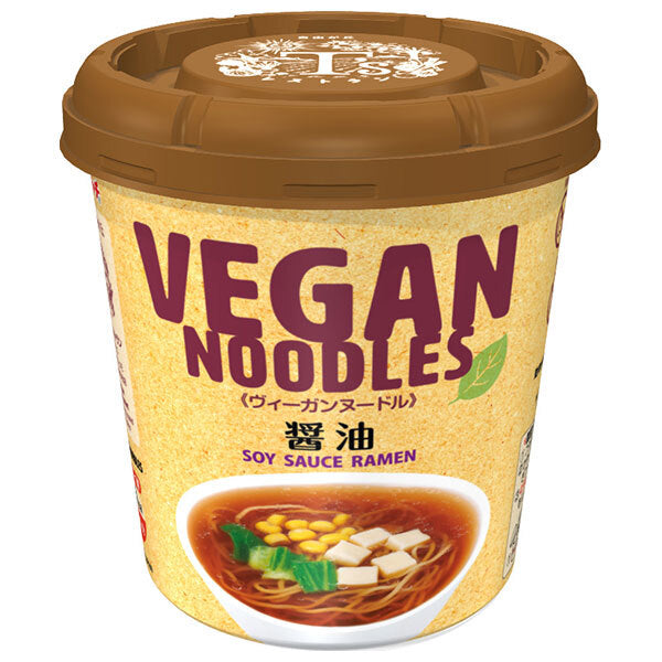 Yamadai Vegan Noodles Soy Sauce 53g x 12 pieces [Shipped in Japan]