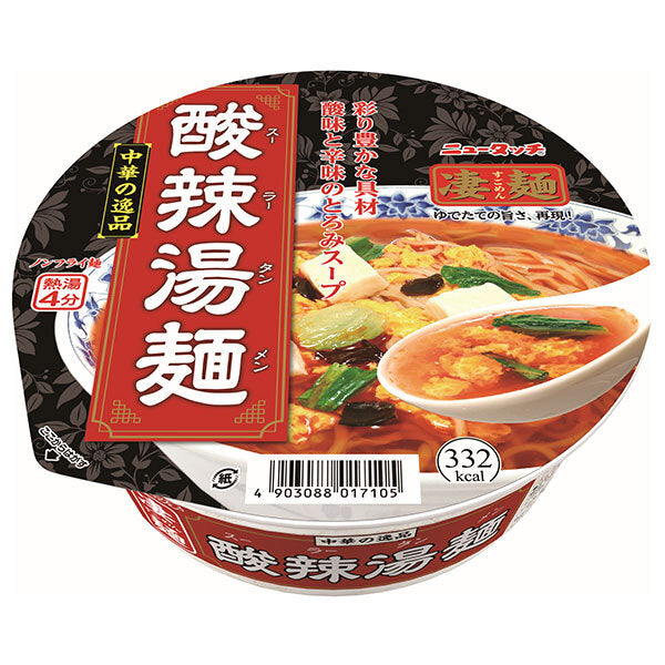 Yamadai New Touch Super Noodles Nouilles épicées et aigres de spécialité chinoise 111 g x 12 pièces