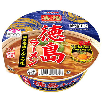 Yamadai New Touch Super Noodles Tokushima Ramen Rich Soy Sauce Tonkotsu Flavor 110g x 12 pieces [Shipped in Japan]