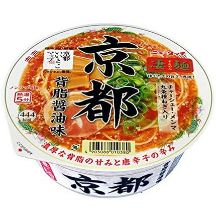 Yamadai New Touch Super Noodles Kyoto Backfat Sauce Soja Saveur 124g x 12 pièces 