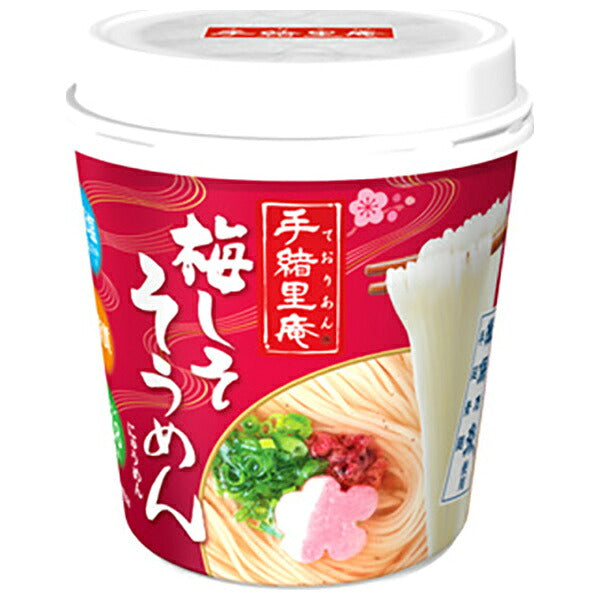 ヤマダイ 手緒里庵 梅しそそうめん 30g×6個入【日本出荷】